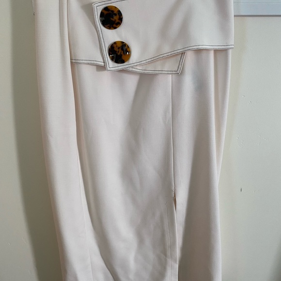 TopShop White midi skirt size 8(30”W) 32”long NWOT - Picture 1 of 11